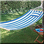 BLUE STRIPED HAMMOCK