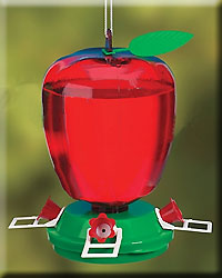 APPLE HUMMINGBIRD FEEDER 40 OZ