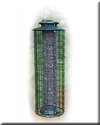 CAGED SCREEN SUNFLOWER TUBE FEEDER